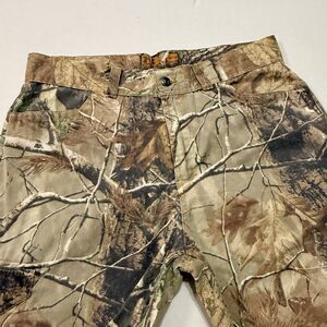 Under Armour Pants Mens 36X32 Brown Realtree AP Camo Hunting Cargo Utility 44